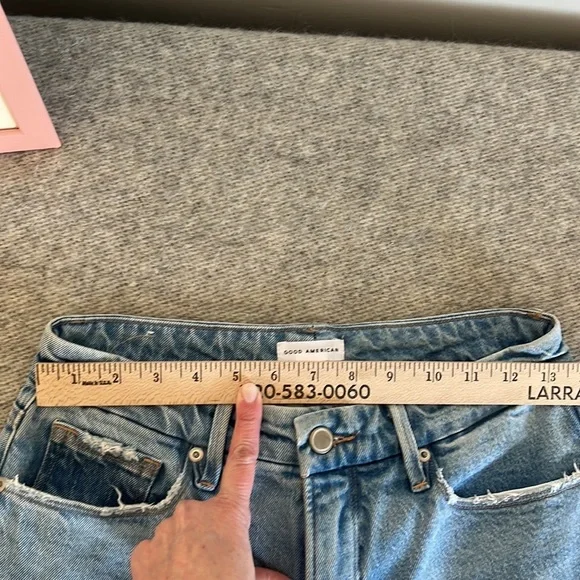 Good American Good Girlfriend High jeans Sz. 0/25 - Picture 8 of 14